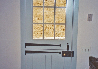 Dutch Door with Custom Hardware