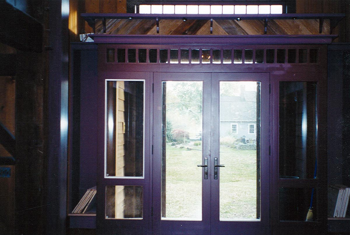 French Door with Fixed Transom and Sidelites